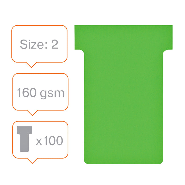 Nobo -  T-Kaarten Maat 2 Groen (100)