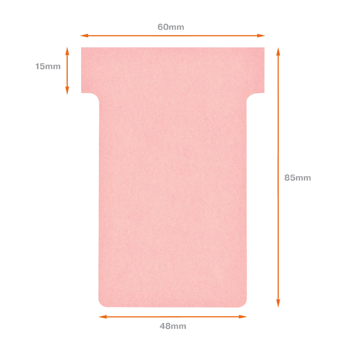 Nobo -  T-Kaarten Maat 2 Roze (100)