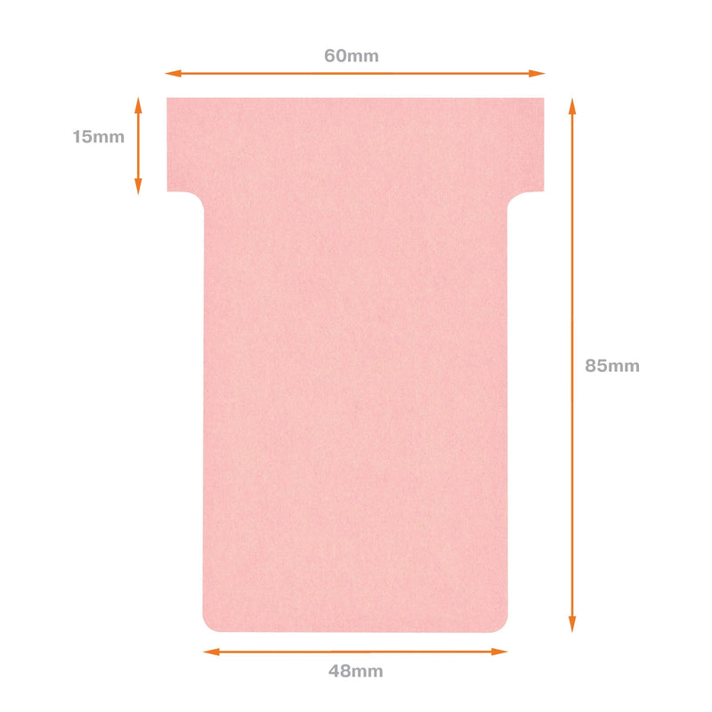 Nobo -  T-Kaarten Maat 2 Roze (100)