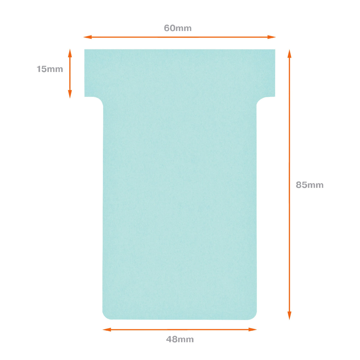 Nobo -  T-Kaarten Maat 2 Blauw (100)