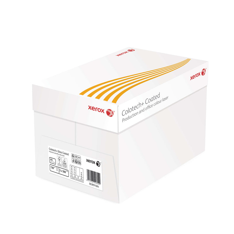 Xerox -  Laserpapier colotech+ glossy a4 130gr wit