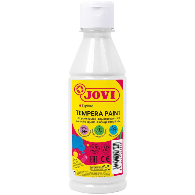 Jovi - Jovi Plakkaat -Farbe, 250 ml Flasche, weiß