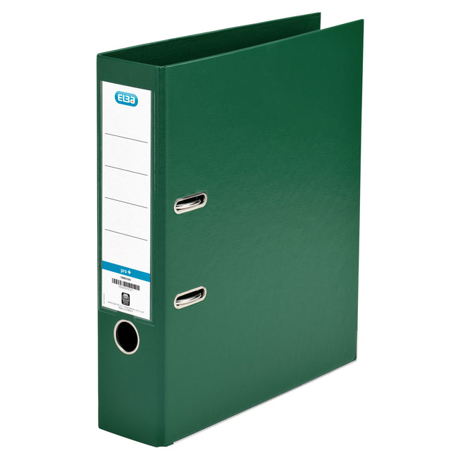 Elba - Ordner Smart Pro+ A4 80mm PP green
