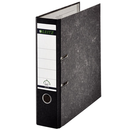 Leitz - Ordner 1082 180° 80mm cardboard folio black | 20 pieces