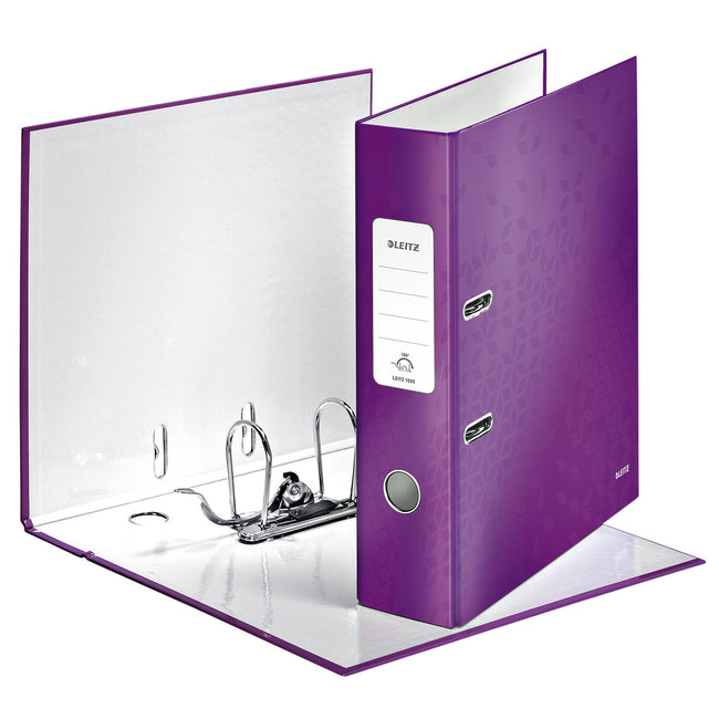 Leitz - Ordner Wow 180° laminé 80mm A4 violet