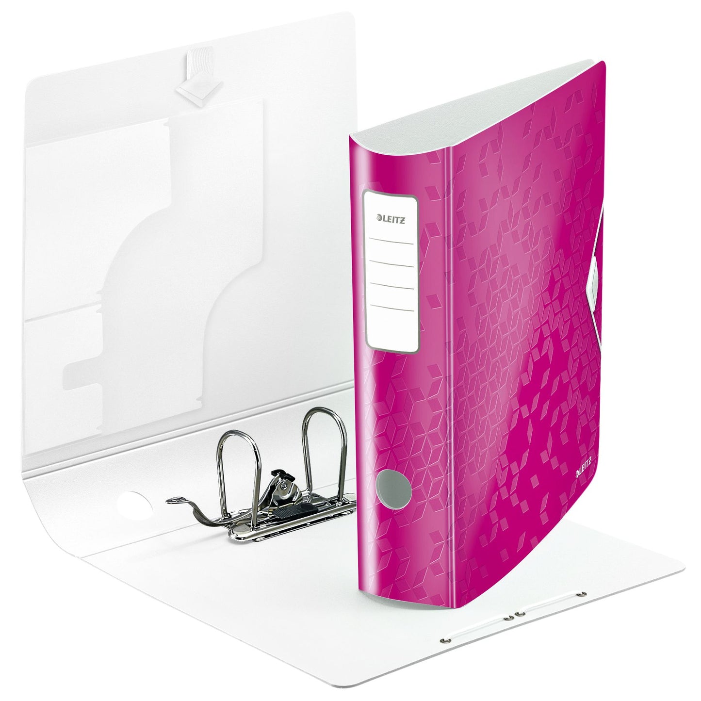Leitz - Ordner WOW active 180° 80 mm PP A4 rosa