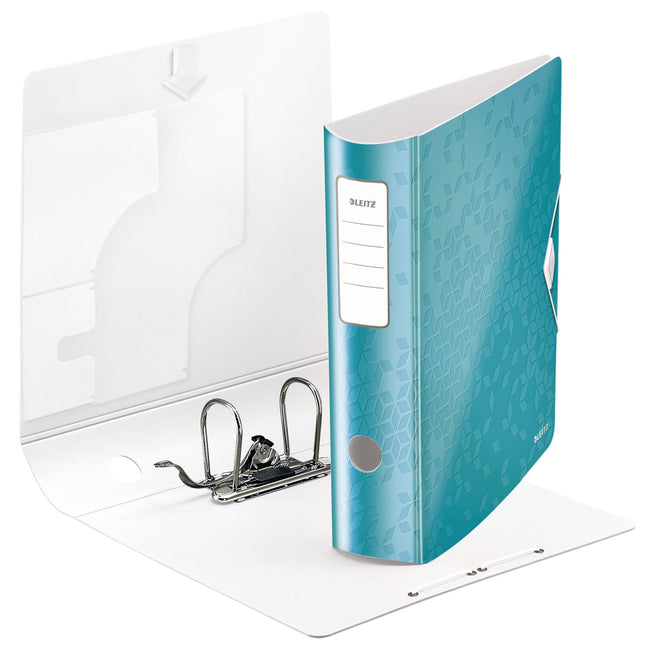 Leitz - Ordner WOW activo 180° 80mm PP A4 azul hielo