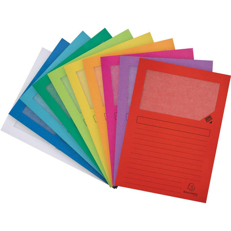 Exacompta - Cartella a L Forever, per ft A4, conf. da 25, colori assortiti