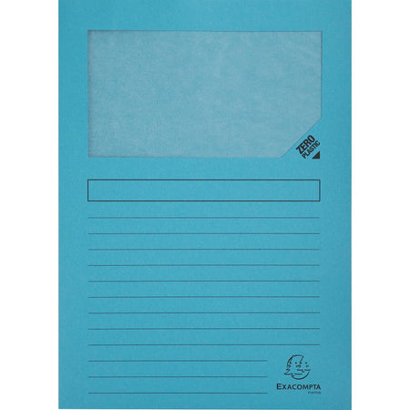 Exacompta -  L-map Forever, voor ft A4, pak van 25 stuks, lichtblauw