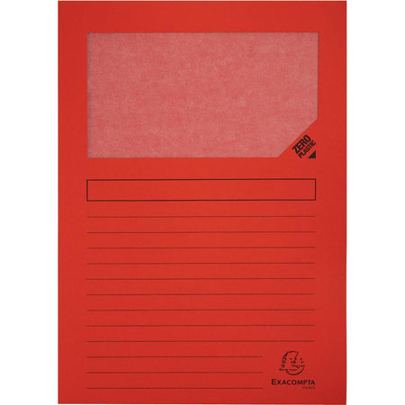 Exacompta -  L-map Forever, voor ft A4, pak van 25 stuks, rood