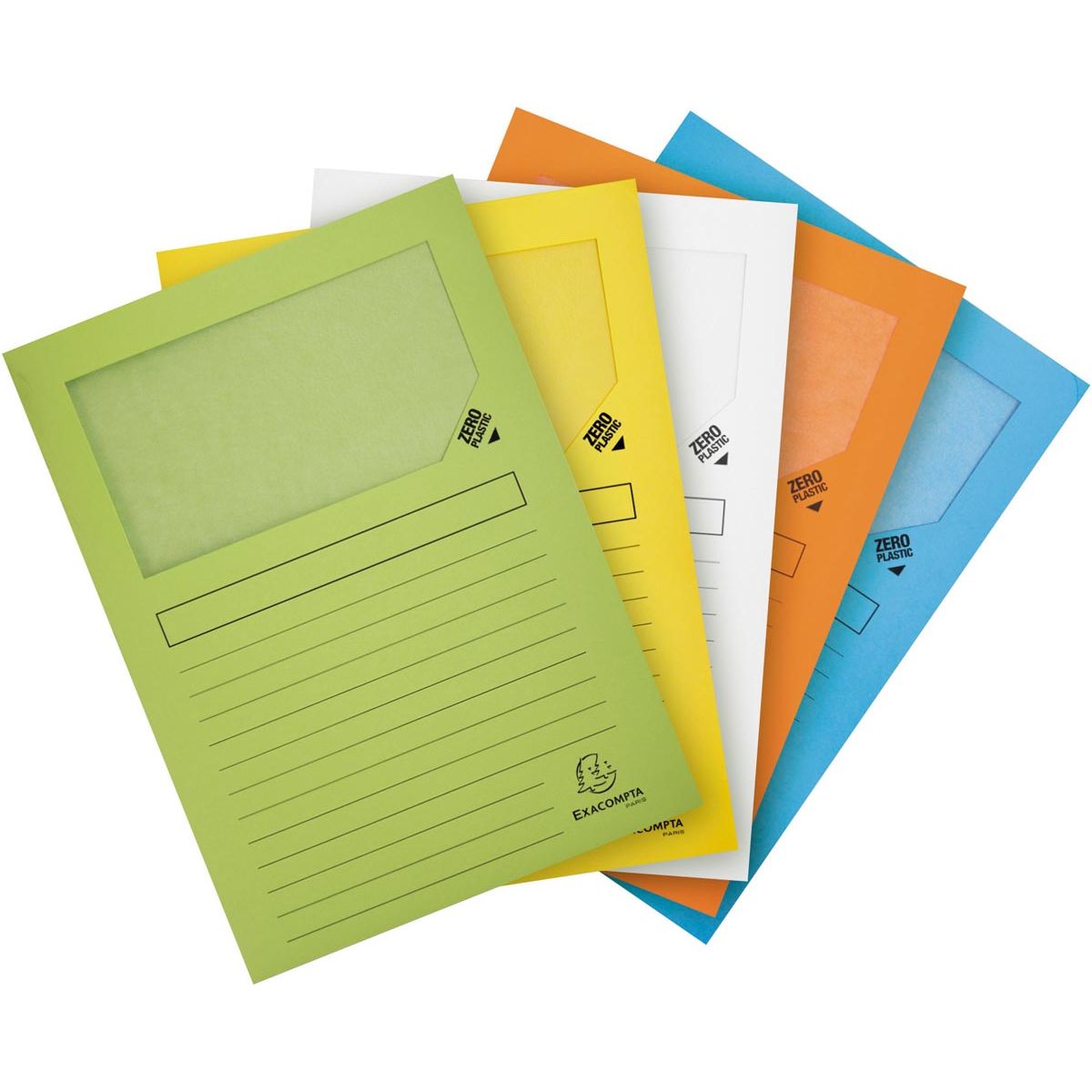 Exacompta - L-Ordner Forever, für ft A4, Packung mit 25 Stück, verschiedene Pastellfarben