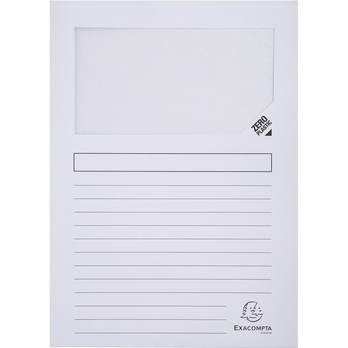 Exacompta - Cartella a L Forever, per ft A4, conf. da 25 pezzi, bianco