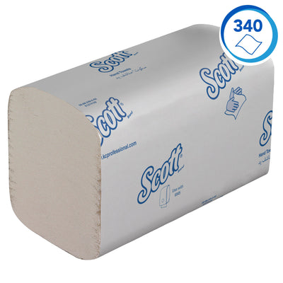 Scott -  Handdoek essential 1laags 200x212mm wit