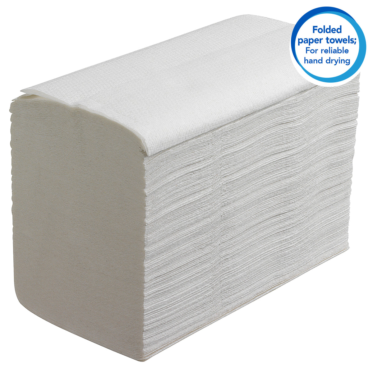 Scott -  Handdoek essential 1laags 200x212mm wit