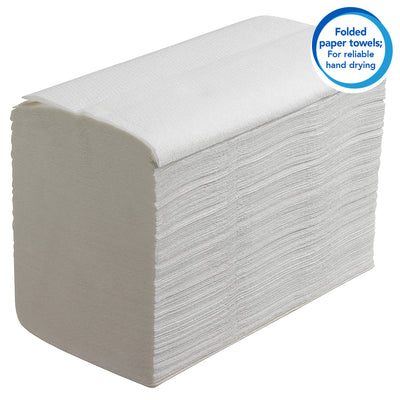 Scott -  Handdoek essential 1laags 200x212mm wit