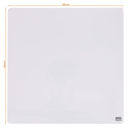 Nobo -  Magnetische Droog Uitwisbare Tegel Wit 360x360mm | 8 stuks