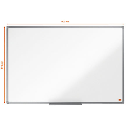 Nobo -  Basic Whiteboard (900x600) van staal met basic lijst, magnetisch