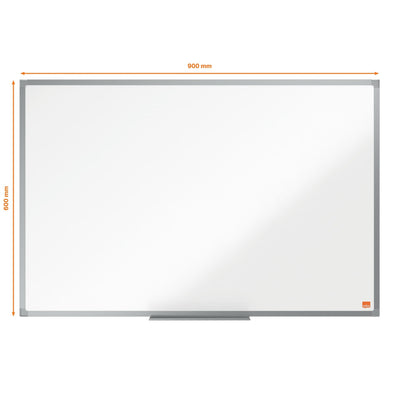 Nobo -  Basic Whiteboard (900x600) van staal met basic lijst, magnetisch