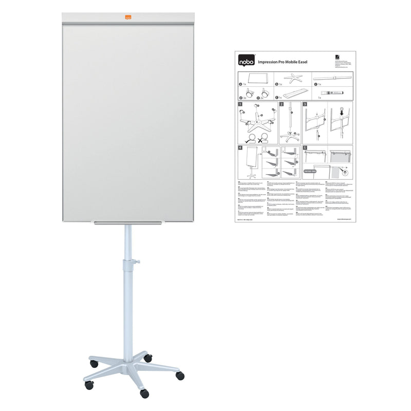 Nobo -  1915137 flipover Staal Wit