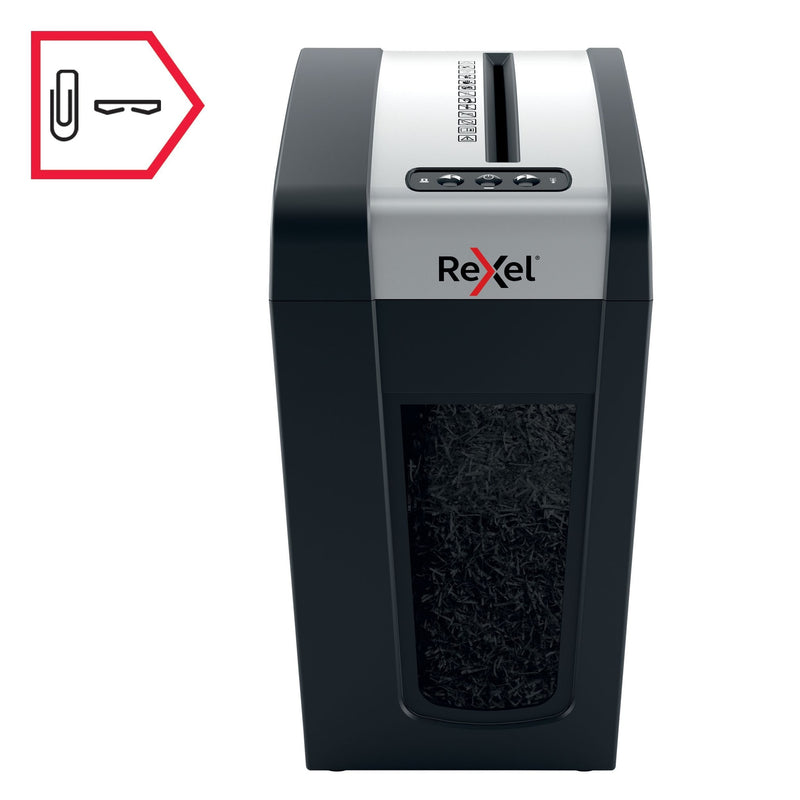 Rexel -  MC6-SL papiervernietiger Microversnippering 55 dB Zwart