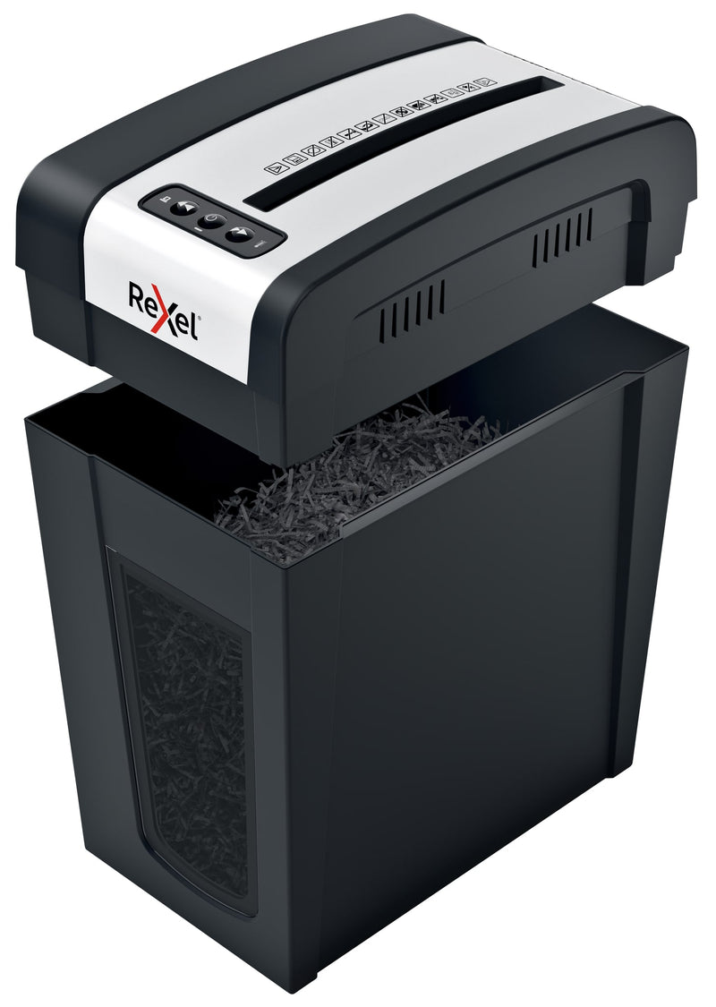 Rexel -  MC6-SL papiervernietiger Microversnippering 55 dB Zwart