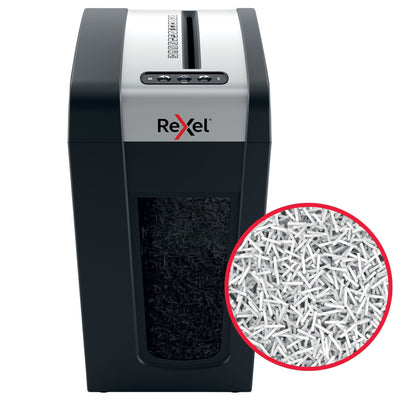 Rexel -  MC6-SL papiervernietiger Microversnippering 55 dB Zwart