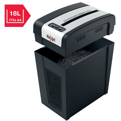 Rexel -  MC6-SL papiervernietiger Microversnippering 55 dB Zwart