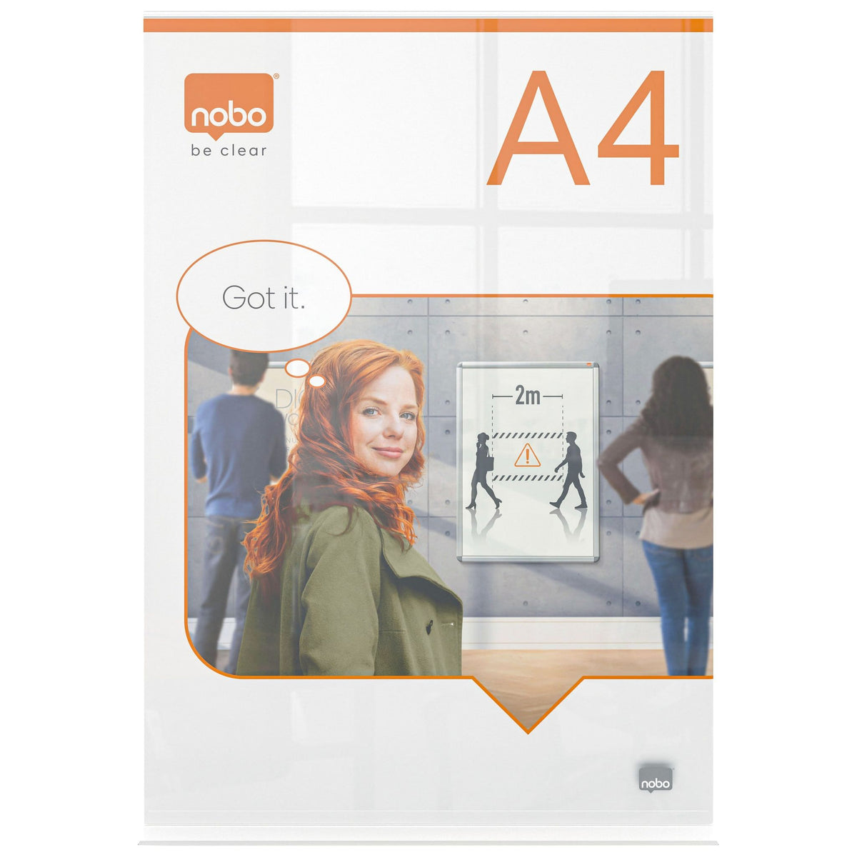 Nobo -  Plus A4 whiteboard 297 x 210 mm Acryl