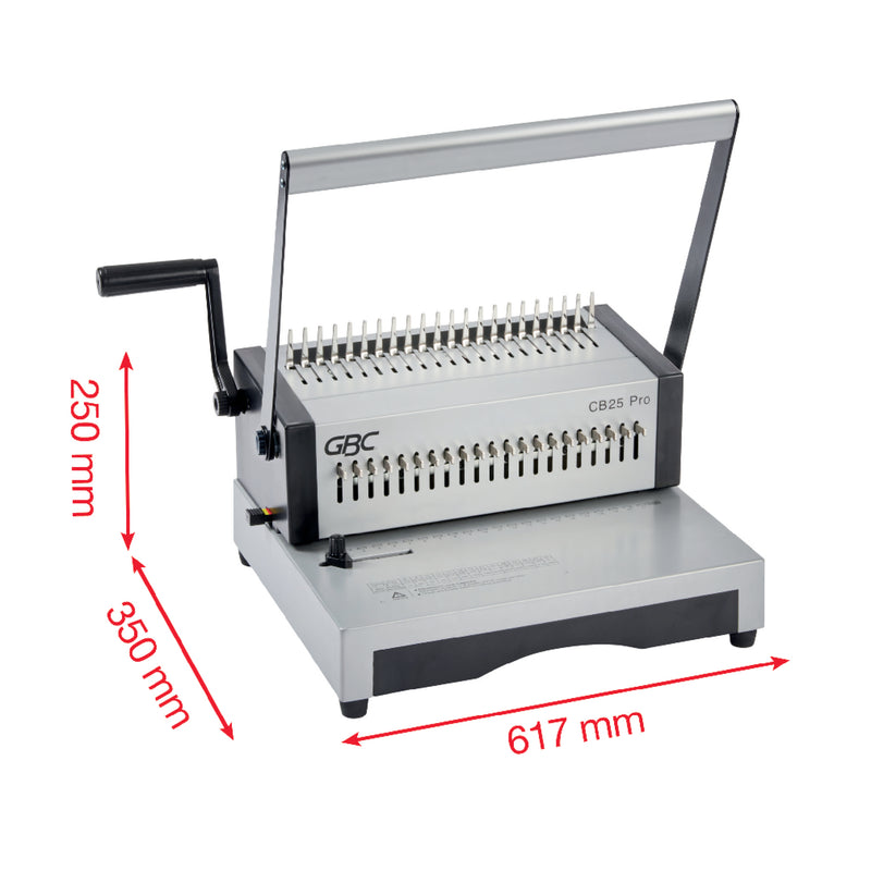 GBC -  CB25 Pro Multifunctionele bindmachine 500 vel Zilver