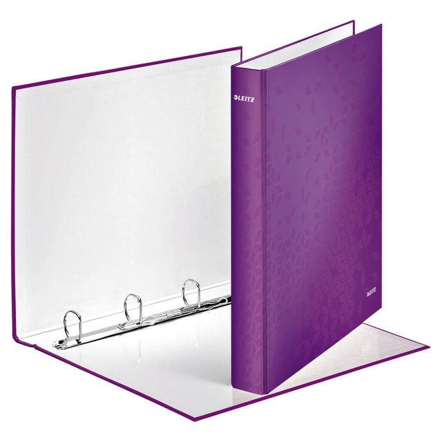 Leitz - Ringband Leitz Wow 4242 4Rings A4 25 mm violet | 1 pièce