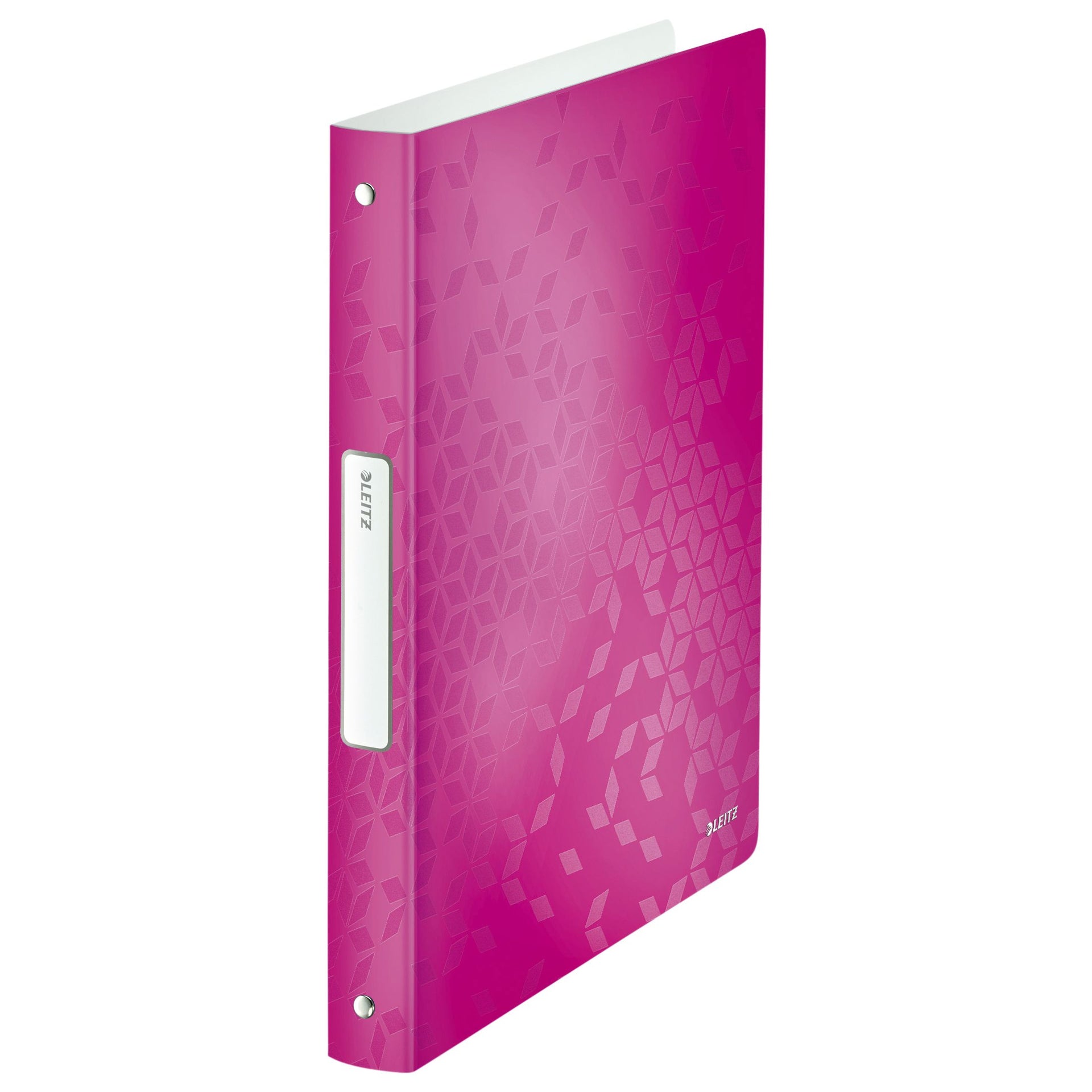 Leitz -  Ringband  wow a4 4-rings o-mech 25mm pp roze | 10 stuks