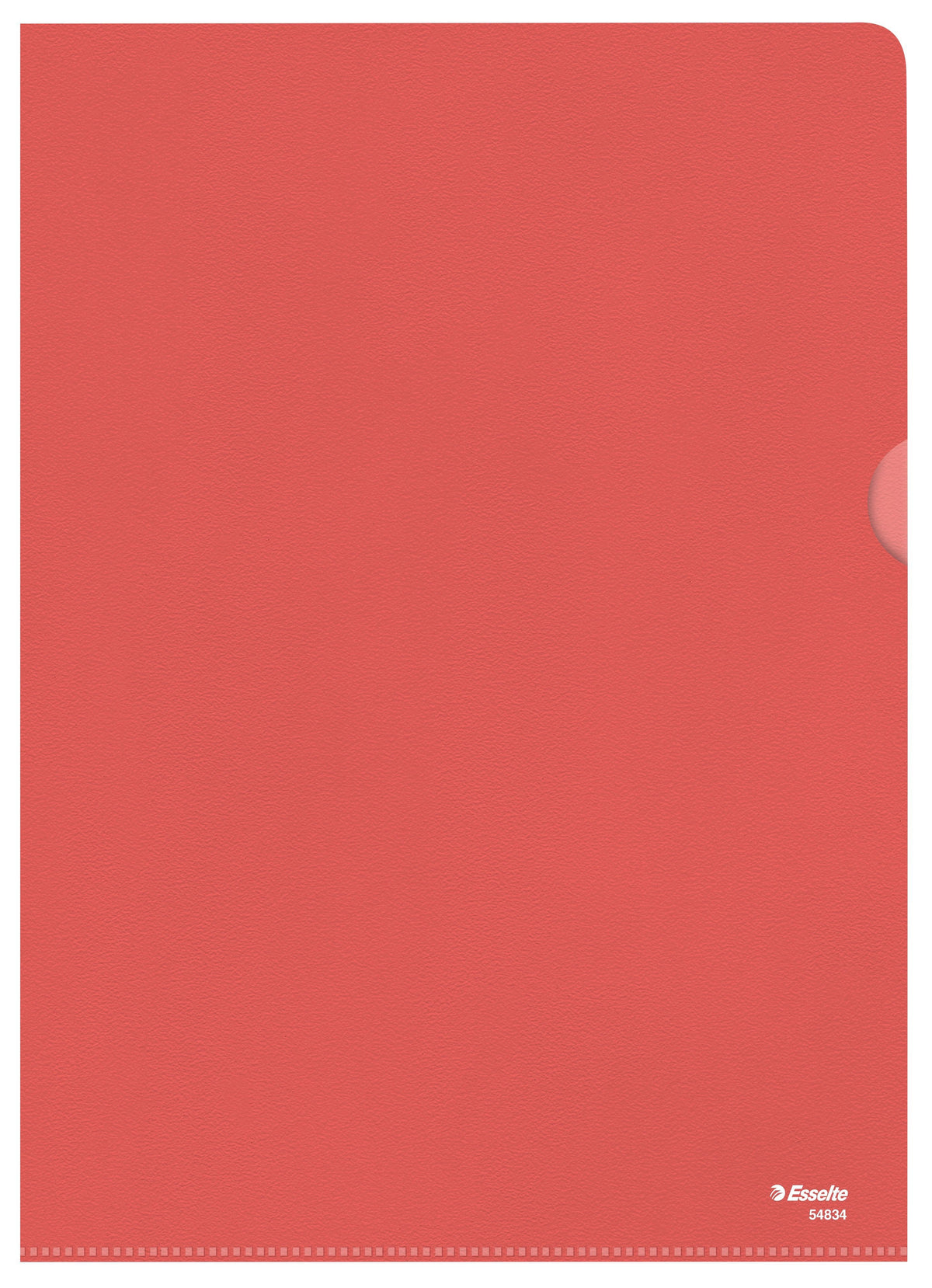 Esselte - Carpeta insertable modelo L estándar A4 0,11mm PP rojo 100 piezas