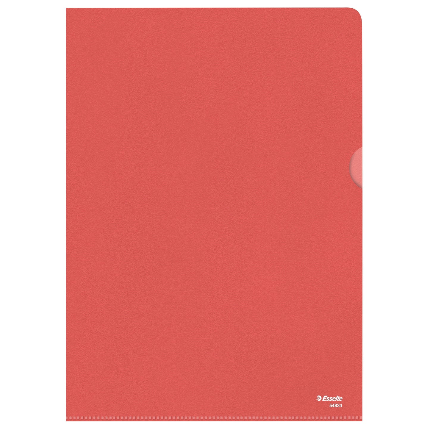 Esselte - Carpeta insertable modelo L estándar A4 0,11mm PP rojo 100 piezas