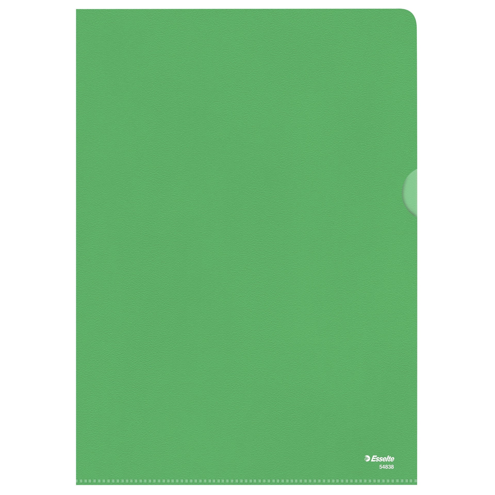 Esselte -  54838 map Polypropyleen (PP) Groen A4