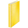 Leitz - Ring binder WOW A4 maxi 2-ring D-mechanism 25mm yellow | 10 pieces