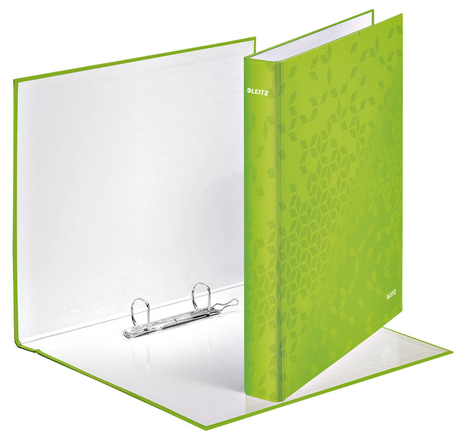Leitz - Ring binder WOW A4 maxi 2-ring D-mechanism 25mm green