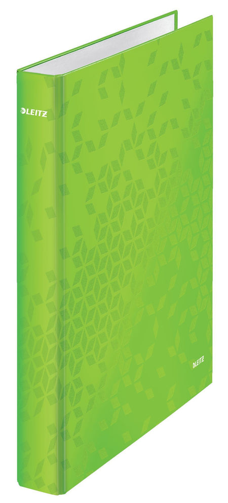 Leitz - Ring binder WOW A4 maxi 4-ring D-mechanism 25mm green | 10 pieces