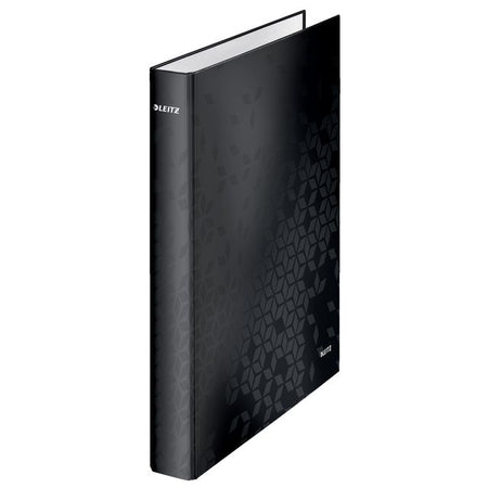Leitz - Ring binder WOW A4 maxi 4-ring D-mechanism 25mm black
