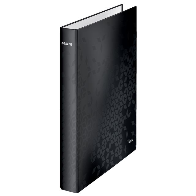 Leitz - Ring binder WOW A4 maxi 4-ring D-mechanism 25mm black | 10 pieces