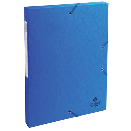 Exacompta - elastobox Exabox blue, back of 2.5 cm