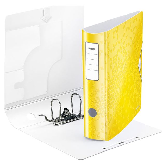 Leitz - Ordner Leitz wow actif 180 ° 80 mm pp a4 jaune | 1 pièce