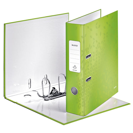 Leitz - Ordner Wow 180° laminated 80mm A4 green | 10 pieces
