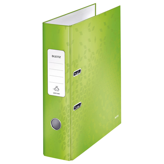 Leitz - Ordner Wow plastificado 180° 80mm A4 verde