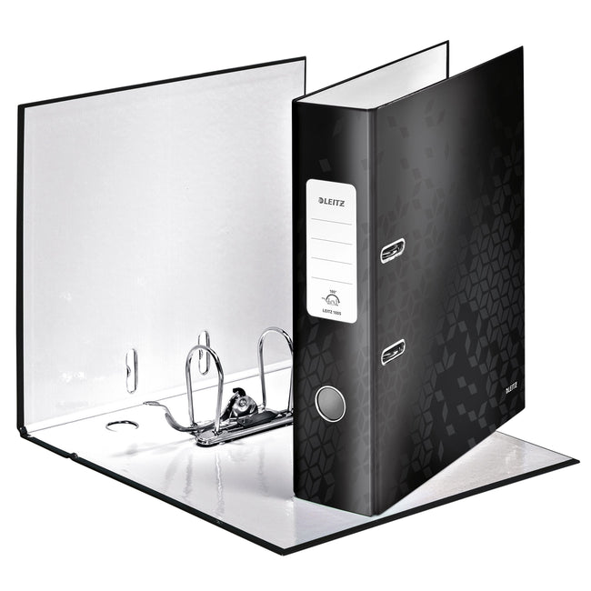 Leitz - Ordner Wow plastificado 180° 80mm A4 negro