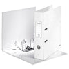 Leitz - Ordner Wow plastificado 180° 80mm A4 blanco | 10 piezas
