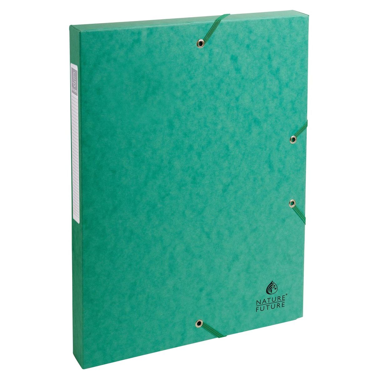 Exacompta - elastobox Exabox vert, dos de 2,5 cm