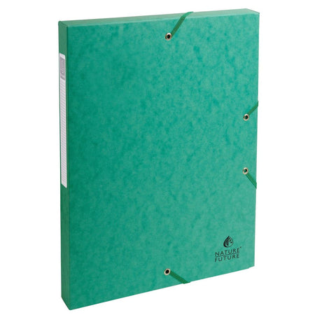 Exacompta - elastobox Exabox verde, fondo de 2,5 cm