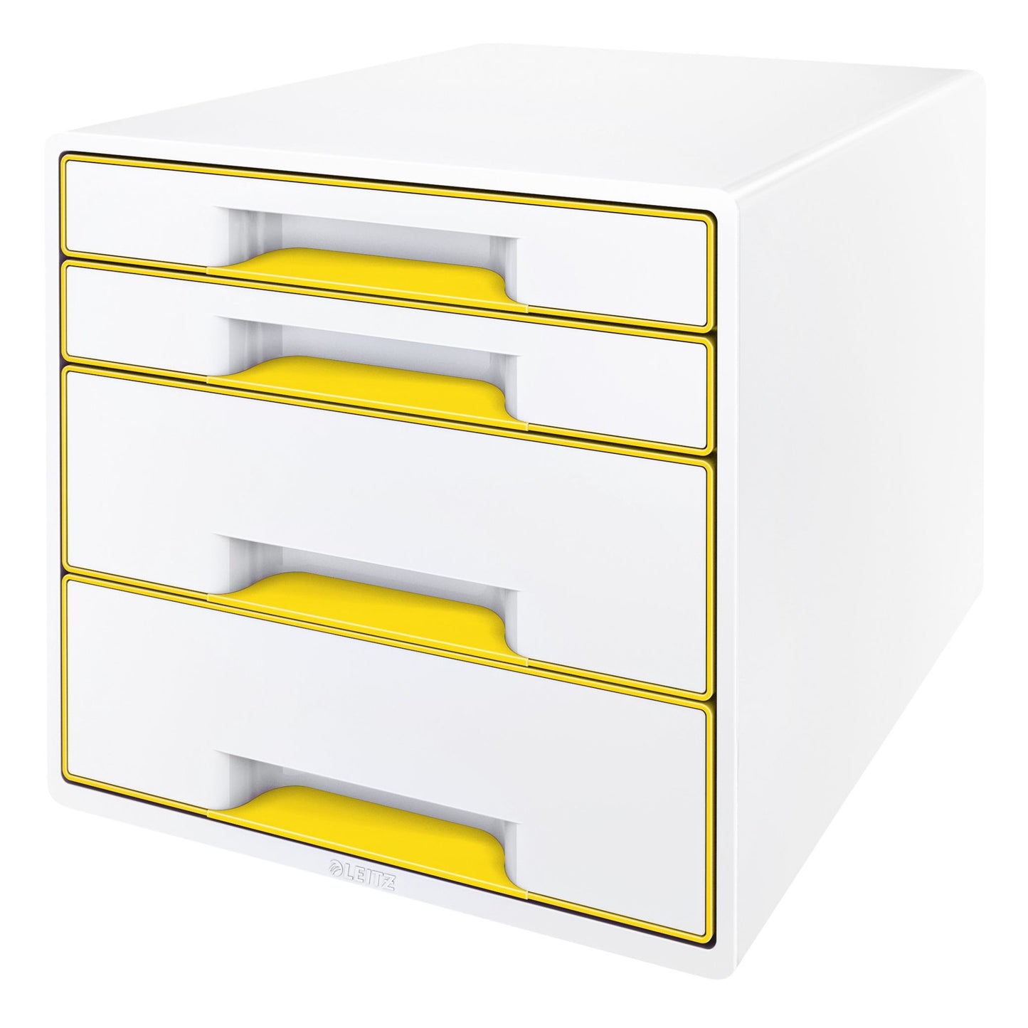 Leitz - Drawer unit WOW CUBE 4 drawers white/yellow