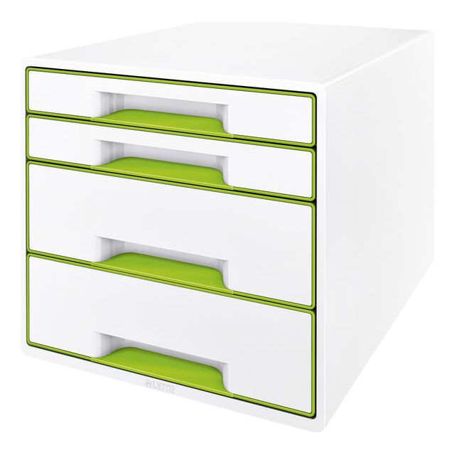 Leitz - Ladenbox leitz wow 4 blanc chargé / vert | 1 pièce