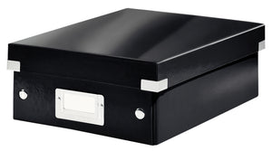 Leitz - Sorting box WOW Click Store 220x100x282mm recycled cardboard black | 6 pieces